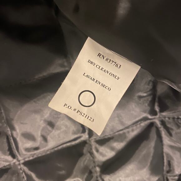 Perry Ellis Black Jacket Coat Large - Picture 3 of 5